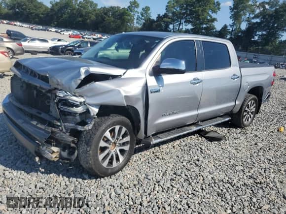 2019 Toyota Tundra Limited with VIN 5TFFY5F15KX251915, listed as a Copart auction lot 81298075 with 142,994 mi miles and Salvage title. Bid and sale history available at DreamBid. Image 1.