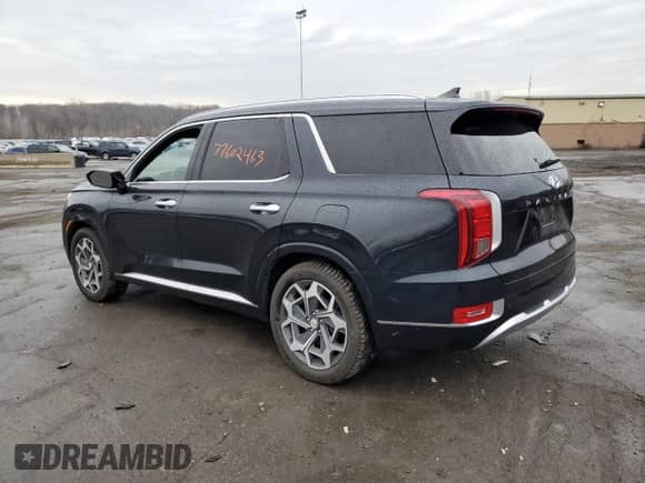 2021 Hyundai Palisade Calligraphy z VIN KM8R7DHE7MU310991, wystawiony jako Copart lot #77602463 z przebiegiem 28 943 mil mil oraz . Historia ofert i sprzedaży dostępna na DreamBid. Obrazek 2.