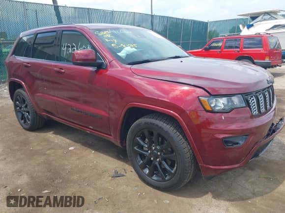 2020 Jeep Grand Cherokee Laredo E with VIN 1C4RJFAG0LC210474, listed as a IAAI auction lot 42266074 with 59,699 mi miles and . Bid and sale history available at DreamBid. Image 1.