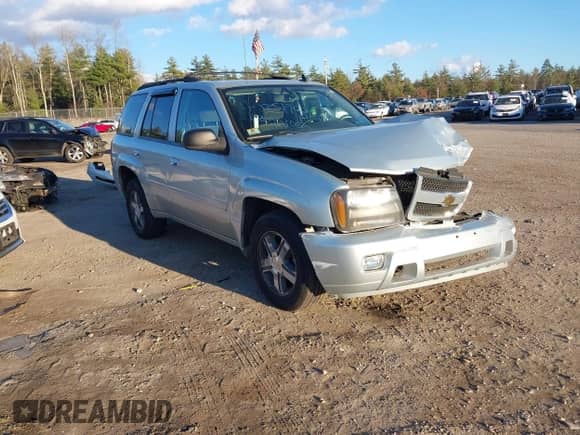 2007 Chevrolet TrailBlazer LT with VIN 1GNDT13S872112773, listed as a IAAI auction lot 40351903 with 123,062 mi miles and . Bid and sale history available at DreamBid. Image 1.