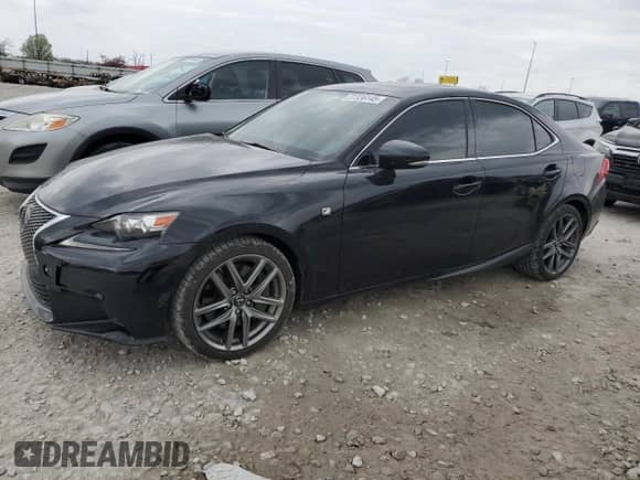 2015 Lexus IS 350 z VIN JTHCE1D29F5006860, wystawiony jako Copart lot #51336145 z przebiegiem 108 537 mil mil oraz Szkoda całkowita • Salvage title. Historia ofert i sprzedaży dostępna na DreamBid. Obrazek 1.