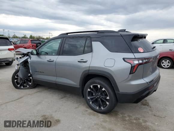 2025 Chevrolet Equinox FWD RS с VIN 3GNAXLEG8SL152533, выставлен на аукционе Copart как лот 51916695 с пробегом 2 697 миль миль и Списание • Salvage title. История ставок и продаж доступна на DreamBid. Изображение 2.