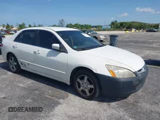 2005 Honda Accord with VIN JHMCN36425C012360, listed as a IAAI auction lot 42361990 with 183,481 mi miles and . Bid and sale history available at DreamBid. Image 1.