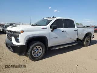 2021 Chevrolet Silverado 2500HD Work Truck z VIN 1GC1YLE75MF174671, wystawiony jako Copart lot #49297155 z przebiegiem 161 037 mil mil oraz Szkoda całkowita • Salvage title. Historia ofert i sprzedaży dostępna na DreamBid. Obrazek 1.