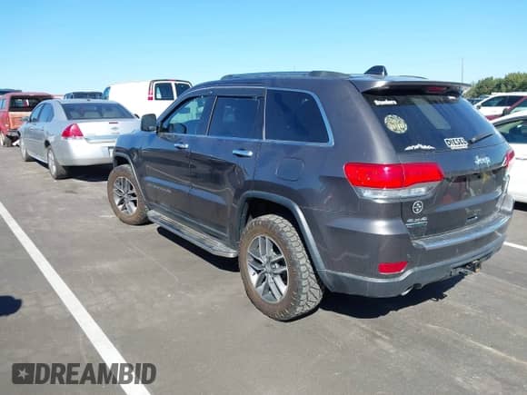 2018 Jeep Grand Cherokee Limited with VIN 1C4RJFBM7JC470422, listed as a IAAI auction lot 43383849 with 46,227 mi miles and . Bid and sale history available at DreamBid. Image 3.