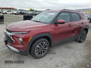 2024 Chevrolet TrailBlazer LT с VIN KL79MRSL0RB080535, выставлен на аукционе Copart как лот 66412455 с пробегом 20 156 миль миль и Списание • Salvage title. История ставок и продаж доступна на DreamBid. Изображение 1.
