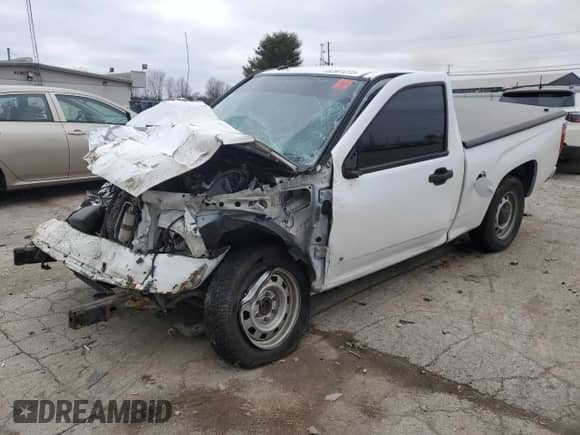 2009 Chevrolet Colorado Work Truck with VIN 1GCCS14EX98145760, listed as a Copart auction lot 82901273 with Not provided miles and Salvage title. Bid and sale history available at DreamBid. Image 1.