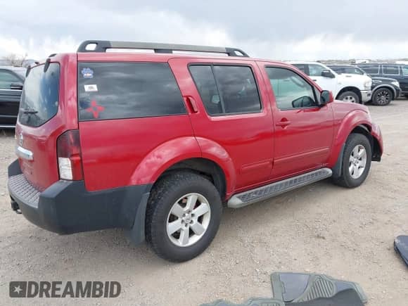 2011 Nissan Pathfinder SV with VIN 5N1AR1NBXBC605683, listed as a IAAI auction lot 42014297 with 187,906 mi miles and . Bid and sale history available at DreamBid. Image 4.