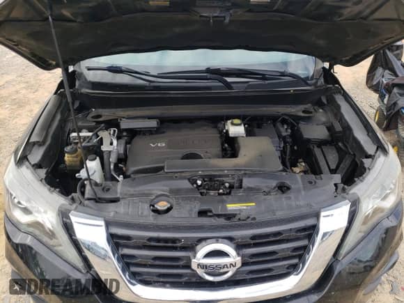 2017 Nissan Pathfinder Platinum with VIN 5N1DR2MM0HC600362, listed as a Copart auction lot 80064225 with 151,454 mi miles and Salvage title. Bid and sale history available at DreamBid. Image 12.