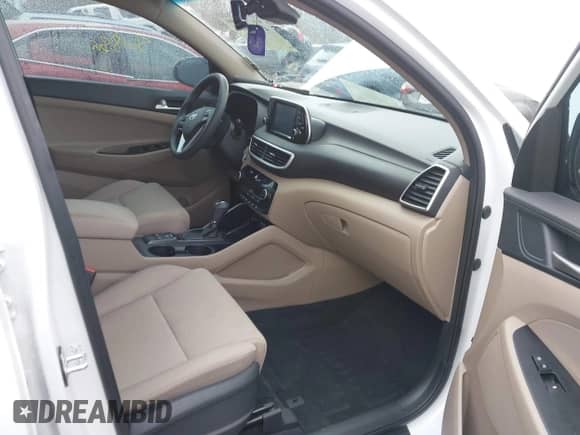 2019 Hyundai Tucson SEL with VIN KM8J33AL2KU991344, listed as a IAAI auction lot 41722608 with 56,185 mi miles and . Bid and sale history available at DreamBid. Image 5.