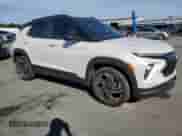 2024 Chevrolet TrailBlazer RS with VIN KL79MTSL6RB052493, listed as a Copart auction lot 80458265 with 21,373 mi miles and Salvage title. Bid and sale history available at DreamBid. Image 4.