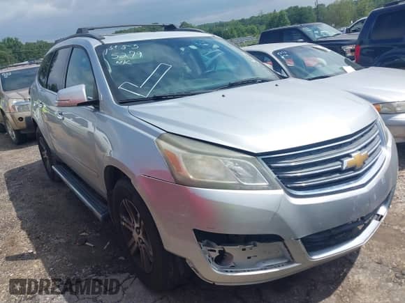 2015 Chevrolet Traverse LT с VIN 1GNKRHKD7FJ378923, выставлен на аукционе IAAI как лот 42935279 с пробегом 195 897 миль миль и . История ставок и продаж доступна на DreamBid. Изображение 1.