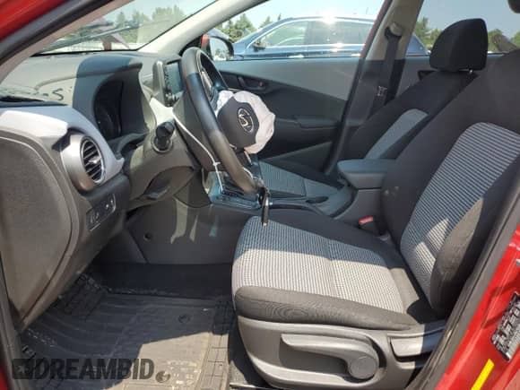 2021 Hyundai Kona SEL with VIN KM8K22AA1MU703381, listed as a Copart auction lot 65452525 with 48,631 mi miles and Salvage title. Bid and sale history available at DreamBid. Image 7.