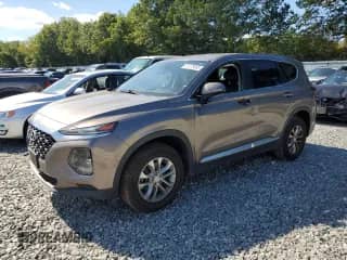 2019 Hyundai Santa Fe SE with VIN 5NMS2CAD0KH015154, listed as a Copart auction lot 81128065 with 99,341 mi miles and Salvage title. Bid and sale history available at DreamBid. Image 1.