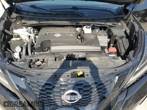 2023 Nissan Murano SV with VIN 5N1AZ2BS7PC112450, listed as a Copart auction lot 65323225 with 21,888 mi miles and Salvage title. Bid and sale history available at DreamBid. Image 12.
