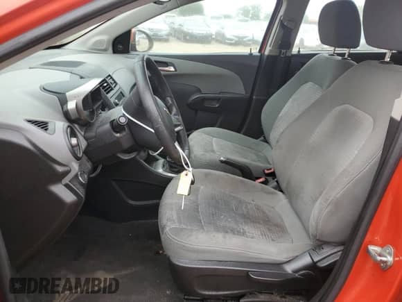 2012 Chevrolet Sonic LS with VIN 1G1JB6SH8C4108926, listed as a Copart auction lot 55526515 with 65,914 mi miles and Salvage title. Bid and sale history available at DreamBid. Image 7.