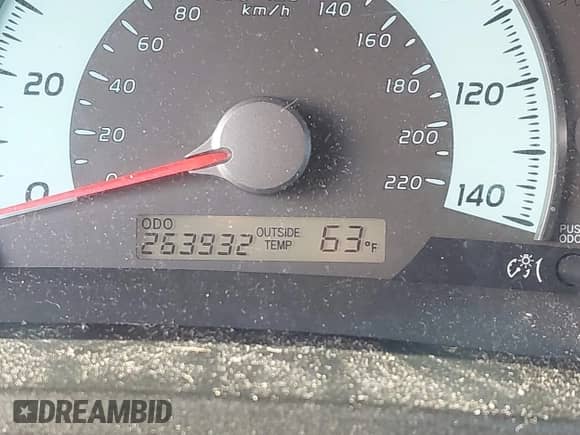 2008 Toyota Camry LE with VIN 4T1BE46K88U777701, listed as a IAAI auction lot 43165021 with 263,932 mi miles and . Bid and sale history available at DreamBid. Image 7.