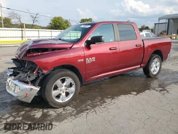2019 Ram 1500 Big Horn z VIN 1C6RR7LT7KS687634, wystawiony jako Copart lot #71909045 z przebiegiem 68 122 mil mil oraz Szkoda całkowita • Salvage title. Historia ofert i sprzedaży dostępna na DreamBid. Obrazek 1.