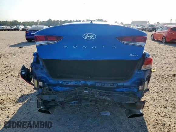 2019 Hyundai Sonata Sport с VIN 5NPE34AF4KH739658, выставлен на аукционе Copart как лот 80087125 с пробегом 67 272 миль миль и Списание • Salvage title. История ставок и продаж доступна на DreamBid. Изображение 6.