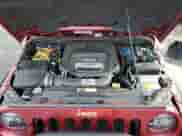 2013 Jeep Wrangler Rubicon with VIN 1C4HJWCG8DL520639, listed as a Copart auction lot 42458815 with 37,934 mi miles and Salvage title. Bid and sale history available at DreamBid. Image 12.