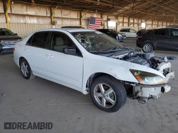 2004 Honda Accord EX with VIN 1HGCM567X4A137824, listed as a Copart auction lot 81456055 with 162,915 mi miles and Salvage title. Bid and sale history available at DreamBid. Image 4.