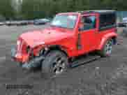 2018 Jeep Wrangler Sahara with VIN 1C4AJWBGXJL861734, listed as a Copart auction lot 51157545 with 44,967 mi miles and Salvage title. Bid and sale history available at DreamBid. Image 1.