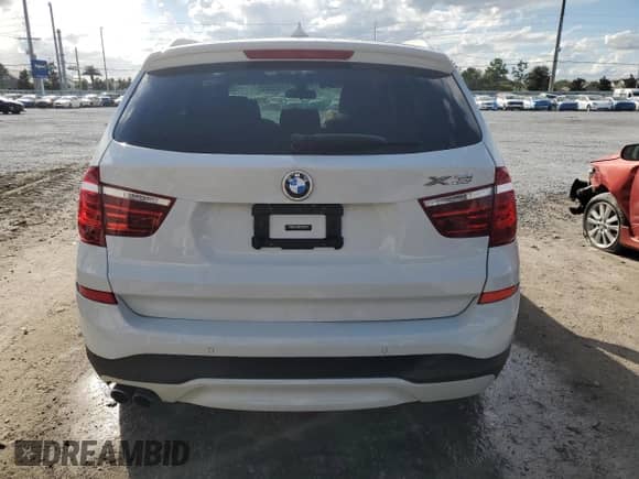 2017 BMW X3 sDrive28i with VIN 5UXWZ7C35H0X40779, listed as a Copart auction lot 85001495 with 69,220 mi miles and Salvage title. Bid and sale history available at DreamBid. Image 6.