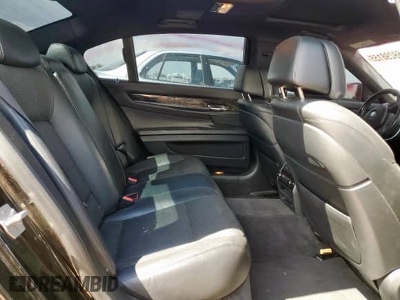 2013 BMW 7 Series 750Li with VIN WBAYE8C51DD133565, listed as a Copart auction lot 69298155 with 107,865 mi miles and Salvage title. Bid and sale history available at DreamBid. Image 10.