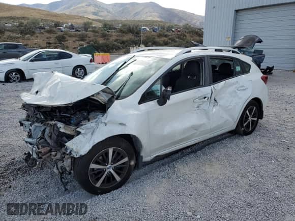 2020 Subaru Impreza Premium with VIN 4S3GTAV69L3701180, listed as a Copart auction lot 69867915 with Not provided miles and Salvage title. Bid and sale history available at DreamBid. Image 1.
