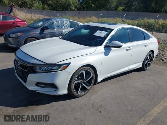 2020 Honda Accord Sport with VIN 1HGCV2F30LA025010, listed as a IAAI auction lot 43283298 with 56,896 mi miles and . Bid and sale history available at DreamBid. Image 17.
