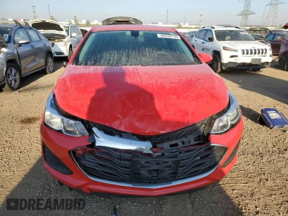 2019 Chevrolet Cruze LS z VIN 1G1BC5SM2K7104490, wystawiony jako Copart lot #80539135 z przebiegiem 135 224 mil mil oraz Szkoda całkowita • Salvage title. Historia ofert i sprzedaży dostępna na DreamBid. Obrazek 5.