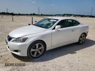 2012 Lexus IS 250 C с VIN JTHFF2C23C2526552, выставлен на аукционе Copart как лот 65156495 с пробегом 151 881 миль миль и Списание • Salvage title. История ставок и продаж доступна на DreamBid. Изображение 1.