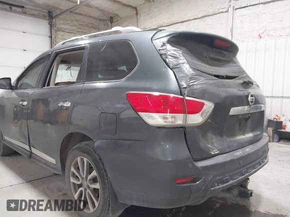 2013 Nissan Pathfinder SV with VIN 5N1AR2MN7DC600669, listed as a IAAI auction lot 42410458 with 146,750 mi miles and . Bid and sale history available at DreamBid. Image 6.