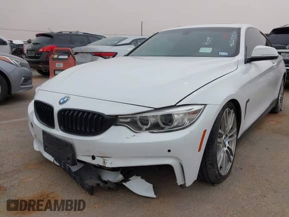 2017 BMW 4 Series 430i with VIN WBA4R7C55HK679591, listed as a IAAI auction lot 42259560 with Not provided miles and . Bid and sale history available at DreamBid. Image 6.