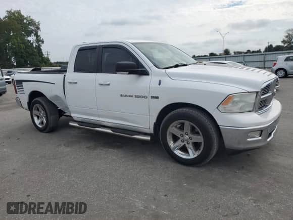 2011 Ram 1500 Big Horn with VIN 1D7RB1GT3BS596502, listed as a Copart auction lot 81801945 with 169,479 mi miles and Salvage title. Bid and sale history available at DreamBid. Image 4.