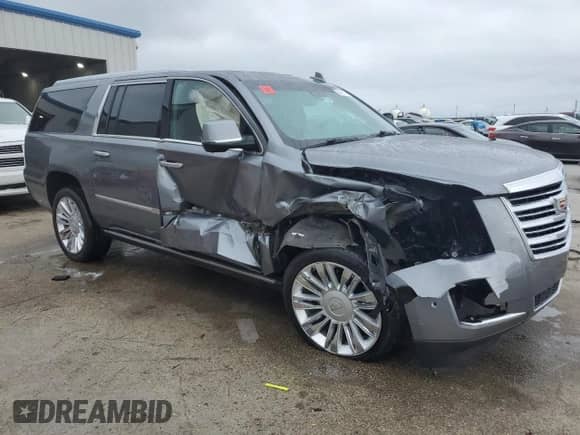 2019 Cadillac Escalade ESV Platinum с VIN 1GYS3KKJ7KR211397, выставлен на аукционе Copart как лот 79491374 с пробегом Не указан миль и Списание • Salvage title. История ставок и продаж доступна на DreamBid. Изображение 4.