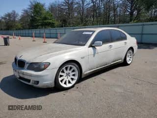 2007 BMW 7 Series 750i with VIN WBAHL83537DT09297, listed as a Copart auction lot 66241155 with Not provided miles and Clean title. Bid and sale history available at DreamBid. Image 1.