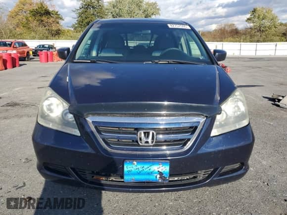 2007 Honda Odyssey EX z VIN 5FNRL38457B102168, wystawiony jako Copart lot #82757595 z przebiegiem 247 516 mil mil oraz Szkoda całkowita • Salvage title. Historia ofert i sprzedaży dostępna na DreamBid. Obrazek 5.