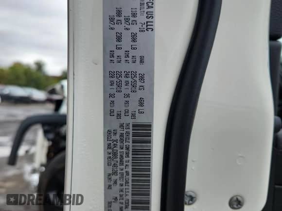 2018 Jeep Compass Latitude with VIN 3C4NJDBB9JT481282, listed as a Copart auction lot 86543825 with 92,137 mi miles and Non repairable. Bid and sale history available at DreamBid. Image 12.