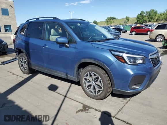 2021 Subaru Forester Premium with VIN JF2SKAJC7MH487739, listed as a Copart auction lot 61680075 with 41,615 mi miles and Non repairable. Bid and sale history available at DreamBid. Image 4.