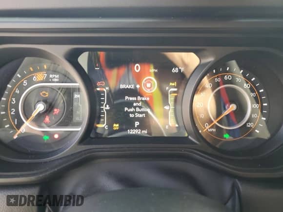 2024 Jeep Wrangler Sahara с VIN 1C4PJXEN7RW297948, выставлен на аукционе Copart как лот 54656795 с пробегом 12 292 миль миль и Списание • Salvage title. История ставок и продаж доступна на DreamBid. Изображение 9.