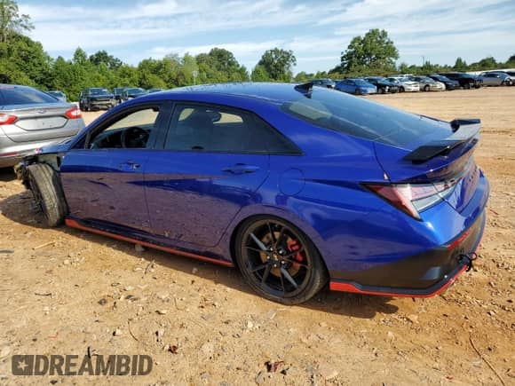 2025 Hyundai Elantra with VIN KMHLW4DK7SU025094, listed as a Copart auction lot 69564505 with 5,580 mi miles and Salvage title. Bid and sale history available at DreamBid. Image 2.