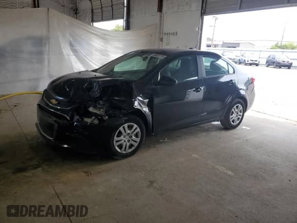 2017 Chevrolet Sonic LS with VIN 1G1JB5SH1H4178401, listed as a Copart auction lot 80600175 with 69,029 mi miles and Salvage title. Bid and sale history available at DreamBid. Image 1.