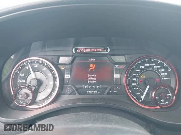 2019 Ram 1500 Rebel z VIN 1C6SRFLT1KN784936, wystawiony jako IAAI lot #42375986 z przebiegiem 78 539 mil mil oraz . Historia ofert i sprzedaży dostępna na DreamBid. Obrazek 7.