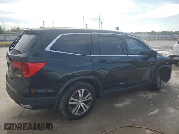 2016 Honda Pilot EX-L with VIN 5FNYF6H89GB076553, listed as a Copart auction lot 81581795 with 109,064 mi miles and Salvage title. Bid and sale history available at DreamBid. Image 3.