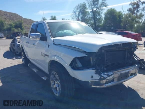 2016 Ram 1500 with VIN 1C6RR6JM0GS376625, listed as a IAAI auction lot 41622822 with 109,459 mi miles and . Bid and sale history available at DreamBid. Image 1.