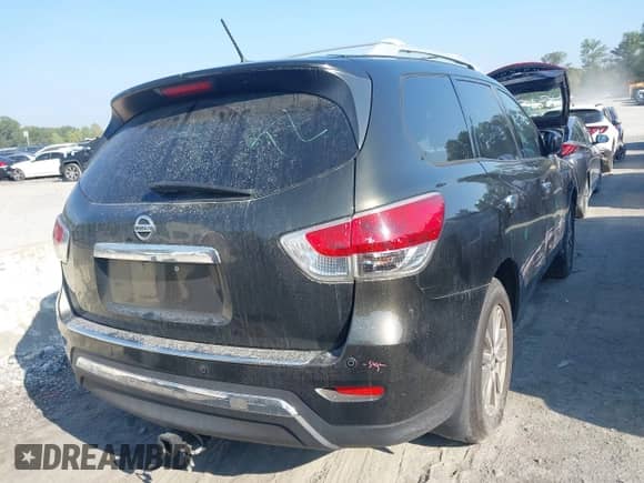 2015 Nissan Pathfinder Platinum with VIN 5N1AR2MM5FC693105, listed as a IAAI auction lot 43246707 with 148,803 mi miles and . Bid and sale history available at DreamBid. Image 4.