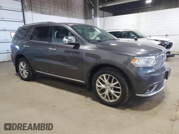 2014 Dodge Durango Citadel with VIN 1C4RDJEG9EC455815, listed as a Copart auction lot 81737535 with 218,875 mi miles and Clean title. Bid and sale history available at DreamBid. Image 4.