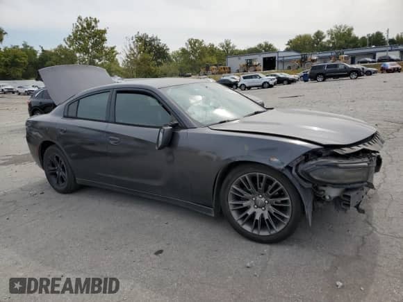 2015 Dodge Charger SE with VIN 2C3CDXBG4FH878706, listed as a Copart auction lot 81408265 with 178,546 mi miles and Salvage title. Bid and sale history available at DreamBid. Image 4.