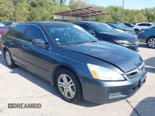 2007 Honda Accord EX-L with VIN 1HGCM56857A183204, listed as a IAAI auction lot 43544482 with 214,802 mi miles and . Bid and sale history available at DreamBid. Image 1.
